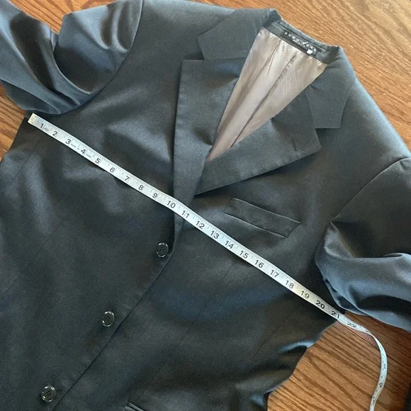 Hugo Boss Angelico Luca men’s gray 💯wool blazer jacket size 44L